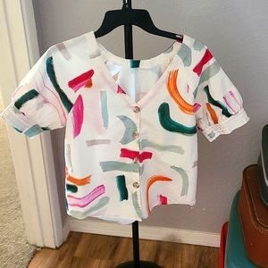 Anthropology blouse euc